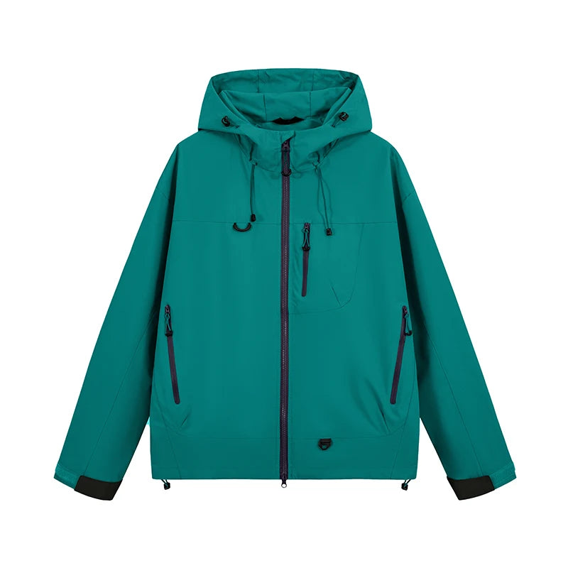 Unisex Hiking Jacket Waterproof Autumn Windbreaker Ourdoor Hooded Coats Women New Jacket Men Fishing Camping Climbing Coats