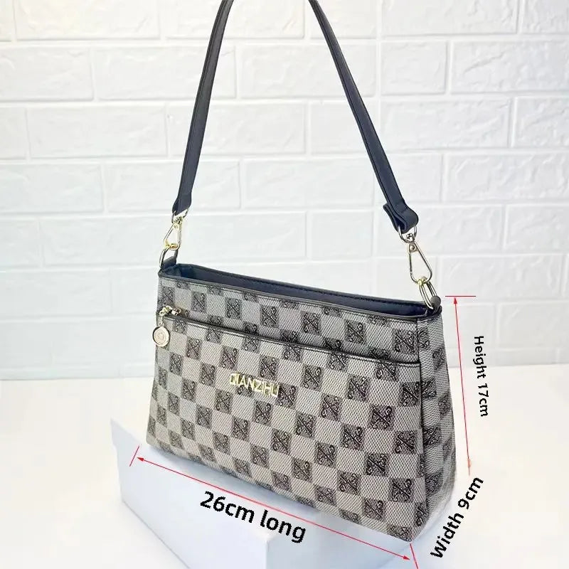 Hot Sale Of The Season New Women's Handbag Trendy Commuter Crossbody Mobile Phone Wallet Versatile Printed Diagonal Female Bag